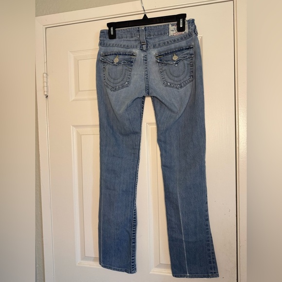 True Religion Slim Straight Low Rise Jeans - Picture 3 of 13
